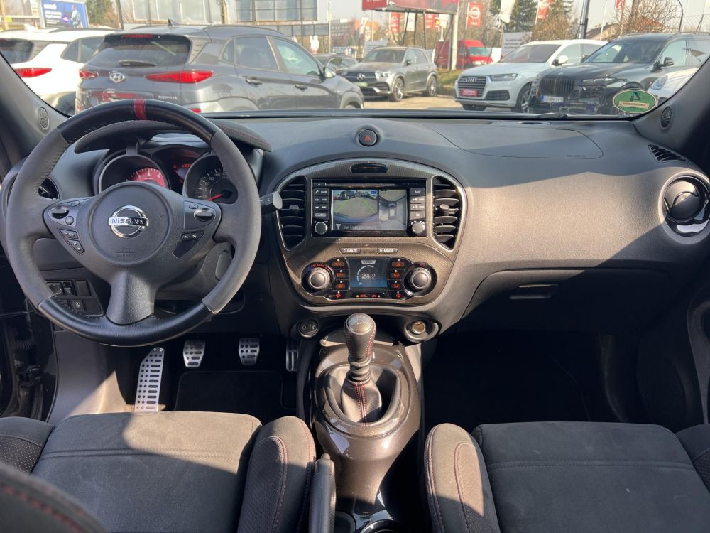 NISSAN JUKE 1.6 DIG-T Nismo RS E6 69e km. Limited edition. Végig vezetett szervizkönyv. Gyári fényezés. 360 kamera