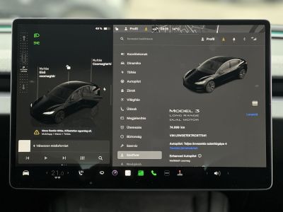TESLA MODEL 3 Long Range AWD (Automata) HIGHLAND. EAP! LED mátrix. gyári garancia 2031-ig!