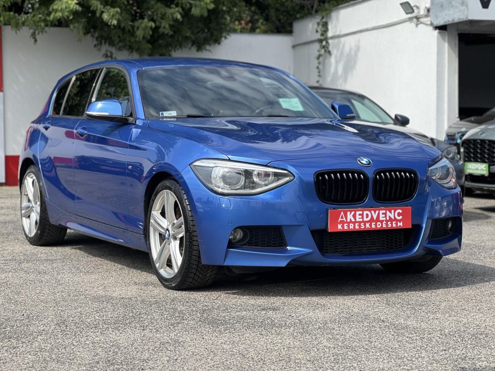 BMW 116i M sport line Rendszeresen karbantartott Tempomat Klima Ülésfűtés!