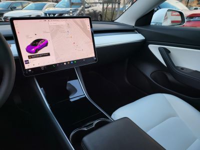 TESLA MODEL 3 Long Range AWD (Automata) FEHÉR BELSŐ. garanciális