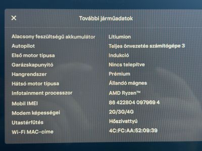TESLA MODEL 3 Long Range AWD (Automata) mátrix LED. höszivattyú. garanciális. premium hifi. 500km-es hatótáv!