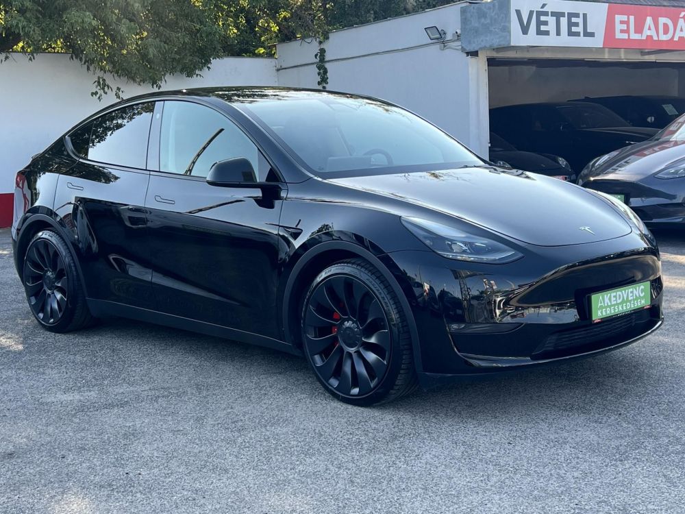 TESLA MODEL Y Performance AWD (Automata) 95e km. AMD Ryzen. hőszivattyú. mátrix LED. 2030-ig garanciális!