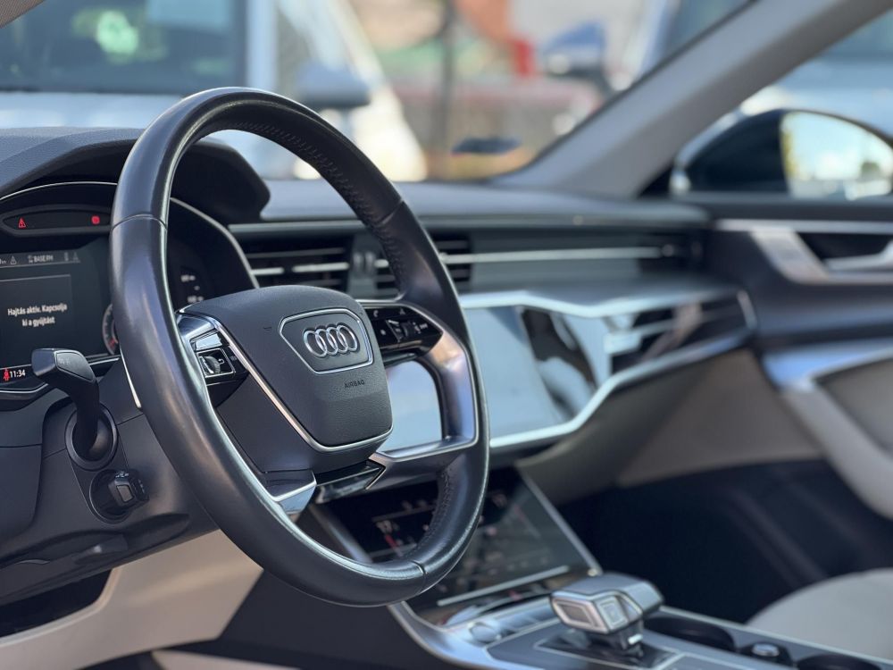 AUDI A6 40 TDI Basis S-tronic Magyarországi Végig vezetett szervizkönyv Carplay Virtual Cockpit!