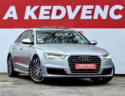 AUDI A6 3.0 V6 TDI quattro S-tronic Napfénytető Távtartó Carplay Barna bőr Friss olaj szerviz. Vezérlés cserélve!