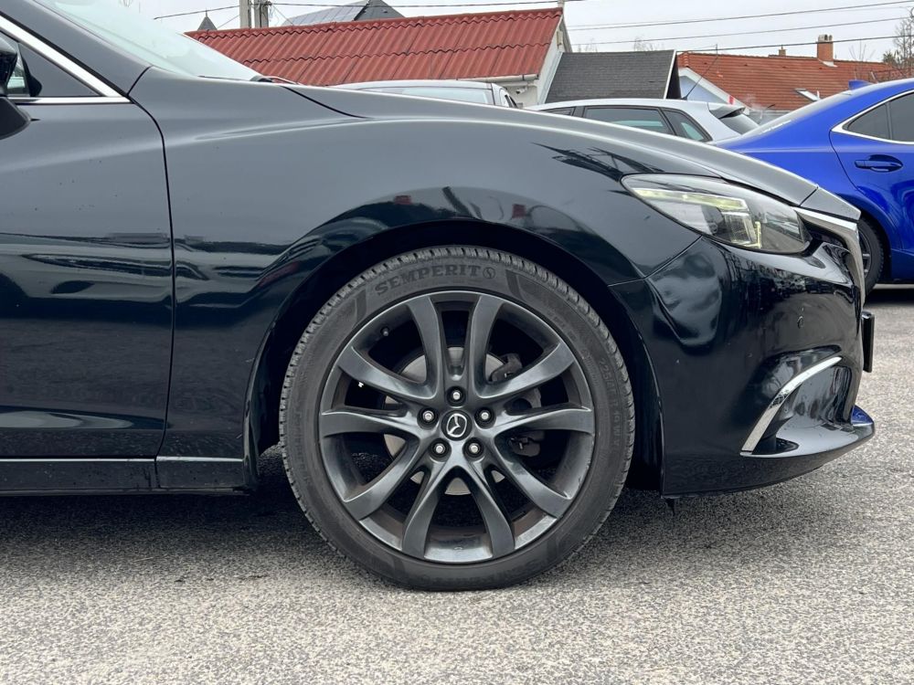 MAZDA 6 Sportkombi 2.2 CD Revolution Top (Automata) Sávtartó Head-up Napfénytető Fehér bőr Tolatókamera F1 Váltó!