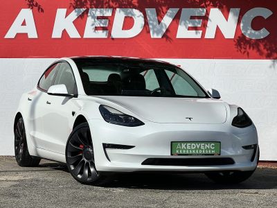 TESLA MODEL 3 Performance AWD (Automata) 76e km. AMD Ryzen. mátrix LED. hőszivattyú. garanciális. megkímélt állapot!