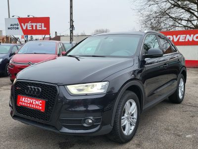 AUDI Q3 2.0 TDI DPF quattro S-tronic S Line LED Bőrbelső Navigáció Ülésfűtés Tempomat Start-Stop PDC