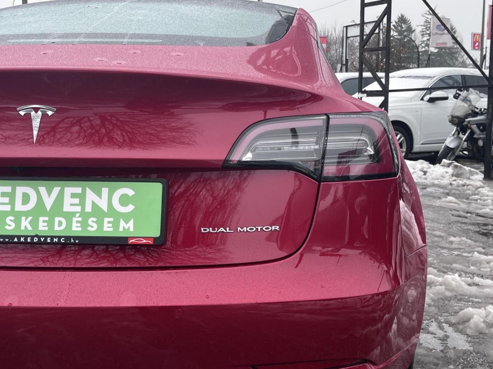 TESLA MODEL 3 Long Range AWD (Automata) 106e km. facelift. mátrix LED. hőszivattyú. premium hifi. garanciális!