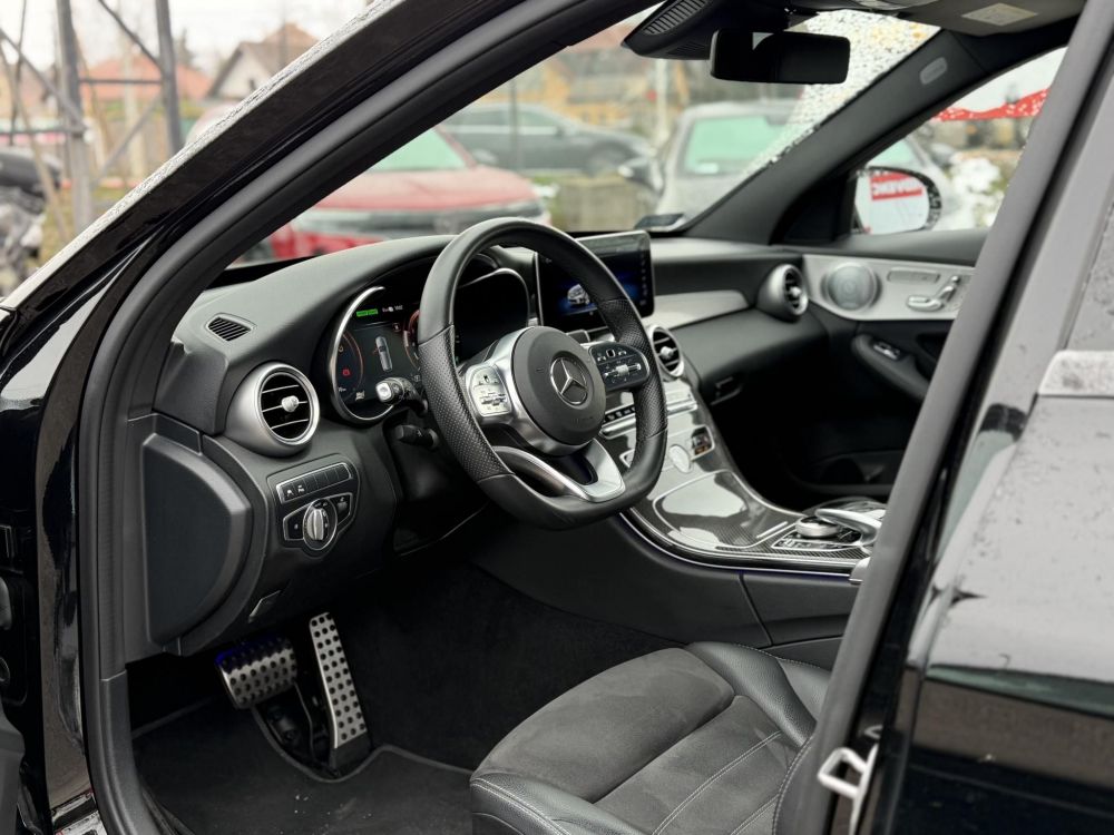 MERCEDES-BENZ C 300 T de EQ Power 9G-TRONIC AMG+karbon csomag. 88e km Burmester. teljes kerámia bevonat. ZÖLD rendszám