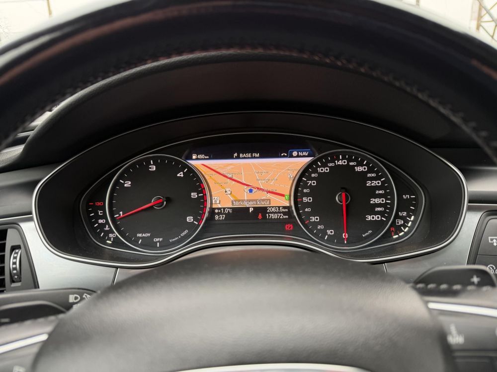 AUDI A6 3.0 V6 TDI quattro S-tronic Napfénytető Távtartó Carplay Barna bőr Friss olaj szerviz. Vezérlés cserélve!