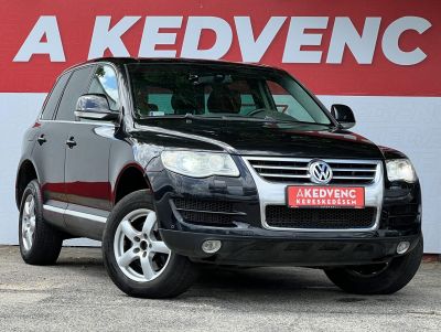 VOLKSWAGEN TOUAREG 3.0 V6 TDI Tiptronic ic Exkluzív bőrbelső Nem légrugós Gyári 3.5T horog Friss vizsga!
