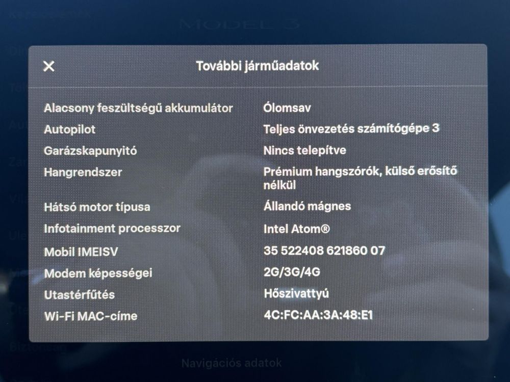 TESLA MODEL 3 Standard Range Plus Aut 62e km. mátrix LED. hőszivattyú. garanciális. premium hifi!