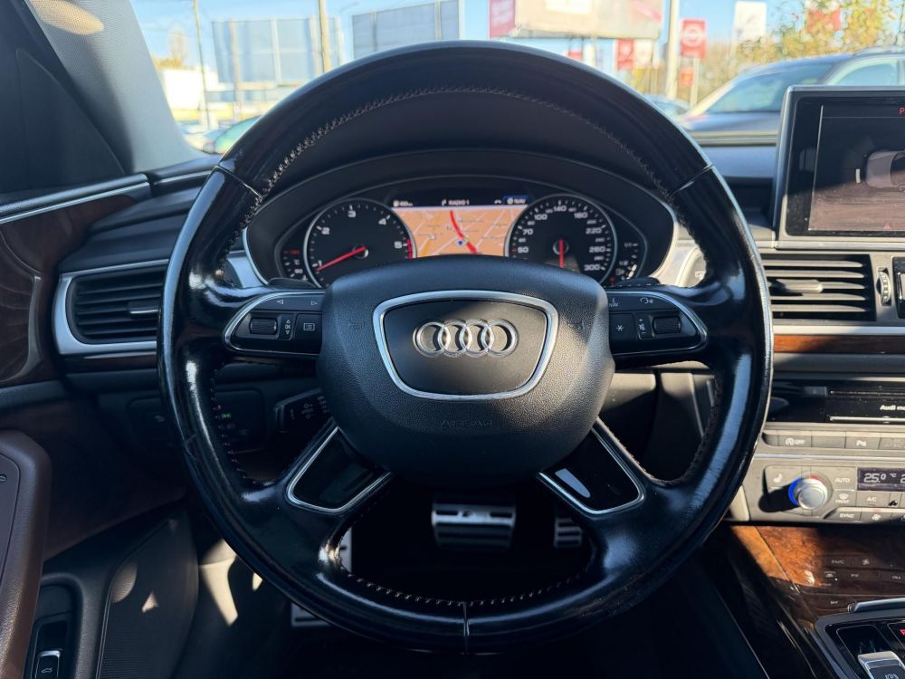 AUDI A6 3.0 V6 TDI quattro S-tronic Napfénytető Távtartó Carplay Barna bőr Friss olaj szerviz. Vezérlés cserélve!