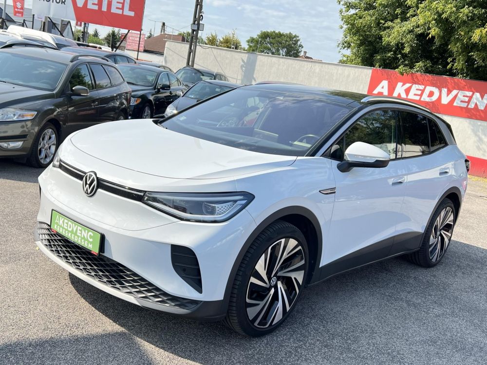 VOLKSWAGEN ID.4 77kWh Pro P. Max Teljes felszereltség 21-es kerék vonóhorog IQ Pano stb