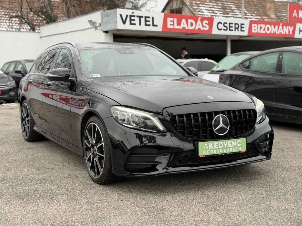 MERCEDES-BENZ C 300 T de EQ Power 9G-TRONIC AMG+karbon csomag. 88e km Burmester. teljes kerámia bevonat. ZÖLD rendszám