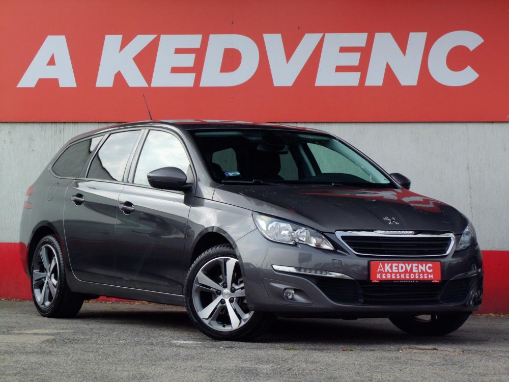 PEUGEOT 308 SW 1.6 BlueHDi Style EAT6 M.o.-i. Végig szervízelt Digit klíma Tempomat Bluetooth