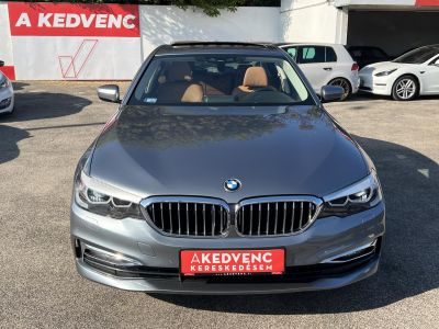 BMW 530i (Automata) Luxury 124e km. Magyarországi Napfénytető Adaptív LED Profnavi Barna bőr Keyless