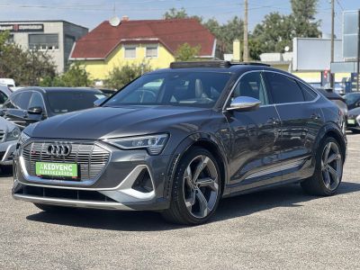 AUDI E-TRON Sportback 60 S quattro (Automata) 55e km. Bang And Olufsen. panoráma tető. head-up. CARPLAY. garanciális!