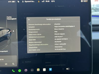 TESLA MODEL 3 RWD (Automata) HIGHLAND 27e km. AMD Ryzen. Gyári garancia 2032-ig. 500km hatótáv!