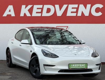 TESLA MODEL 3 Long Range AWD (Automata) 75e km. FEHÉR BELSŐ!