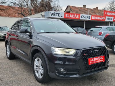 AUDI Q3 2.0 TDI DPF quattro S-tronic S-Line LED Bőrbelső Navigáció Ülésfűtés Tempomat Start-Stop PDC