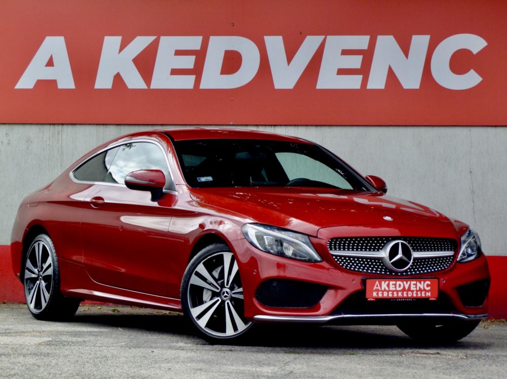 MERCEDES-BENZ C 250 d 4Matic 9G-TRONIC M.o.-i. LED Navi Tempomat Kamera PDC Félbőr Bluetooth