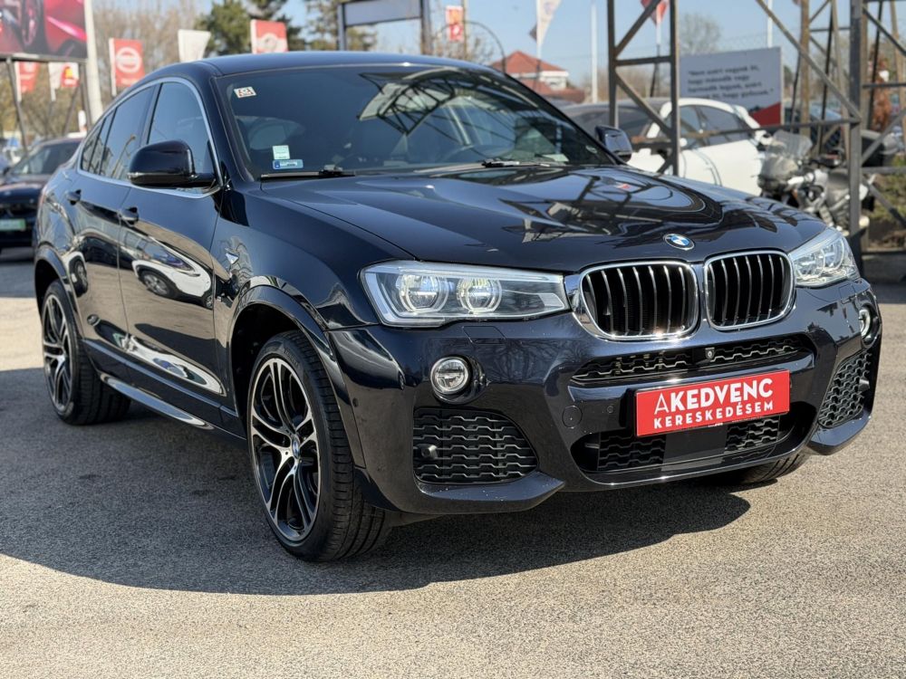 BMW X4 xDrive20d M Sport (Automata) 133e km. M.o.-i. magasan felszerelt. téli-nyári kerék. teljes szerviztörténet!