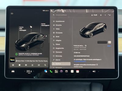 TESLA MODEL 3 Long Range AWD (Automata) 47e km. mátrix LED. hőszivattyú. AMD Ryzen. garanciális!
