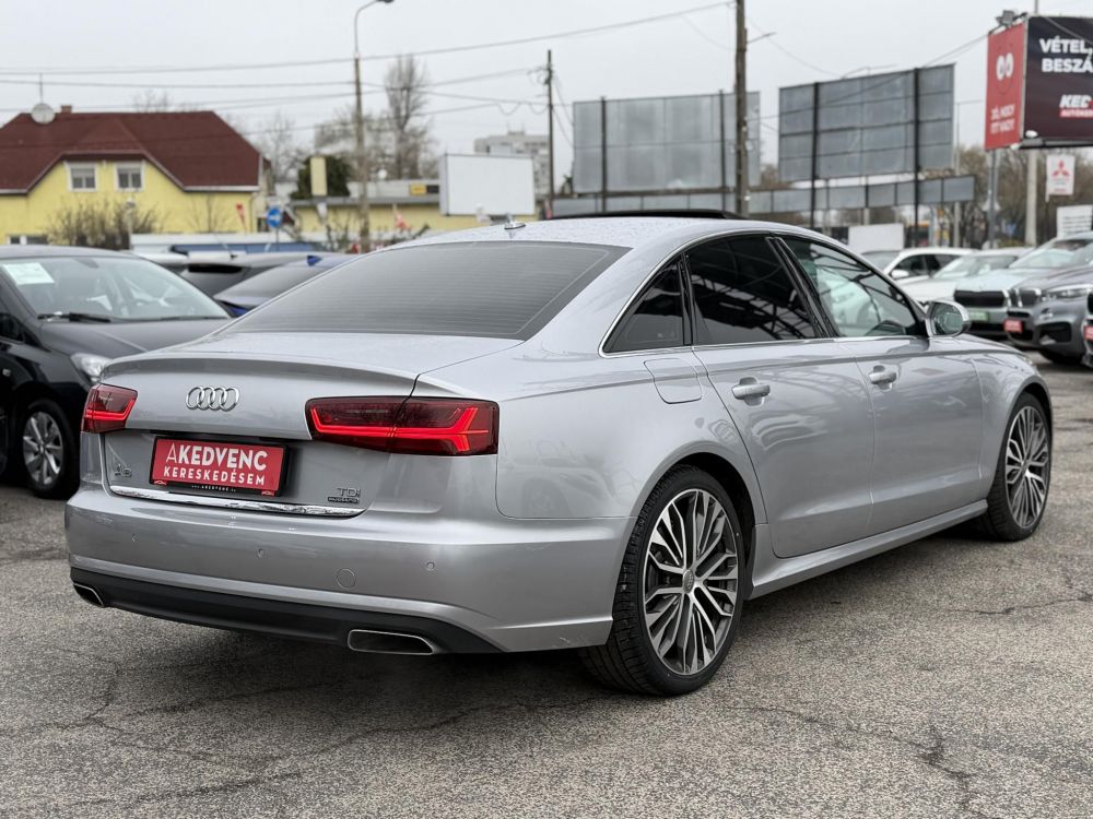 AUDI A6 3.0 V6 TDI quattro S-tronic Napfénytető Távtartó Carplay Barna bőr Friss olaj szerviz. Vezérlés cserélve!