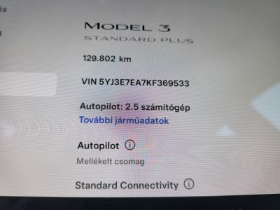 TESLA MODEL 3 Standard Range Plus Aut Garanciális. 129e km. a legjobb áron!