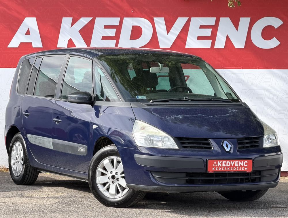 RENAULT ESPACE 1.9 dCi Authentique Magyarországi. klíma. vonóhorog. 1.5 év műszaki!