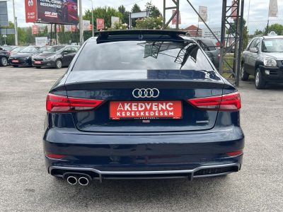 AUDI A3 Limousine 2.0 TDI Sport quattro S-tronic S-line 48e km. LED Napfénytető Virtual Cockpit Távtartó Ülésfűtés