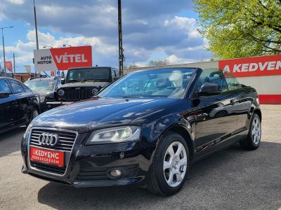 AUDI A3 Cabrio 1.9 PD TDI Ambition DPF Xenon Tolatóradar Digitklíma Téli-nyári kerék szett!
