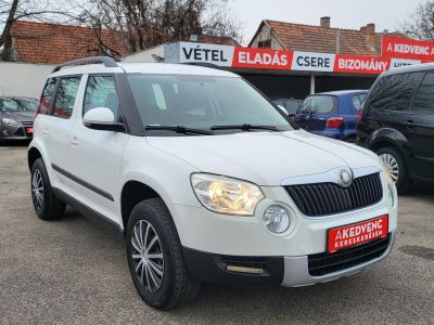 SKODA YETI 2.0 CR Tdi Active 4x4 M.o.-i. Klíma 4 évszakos gumik Lejtmenet Szervizelt!