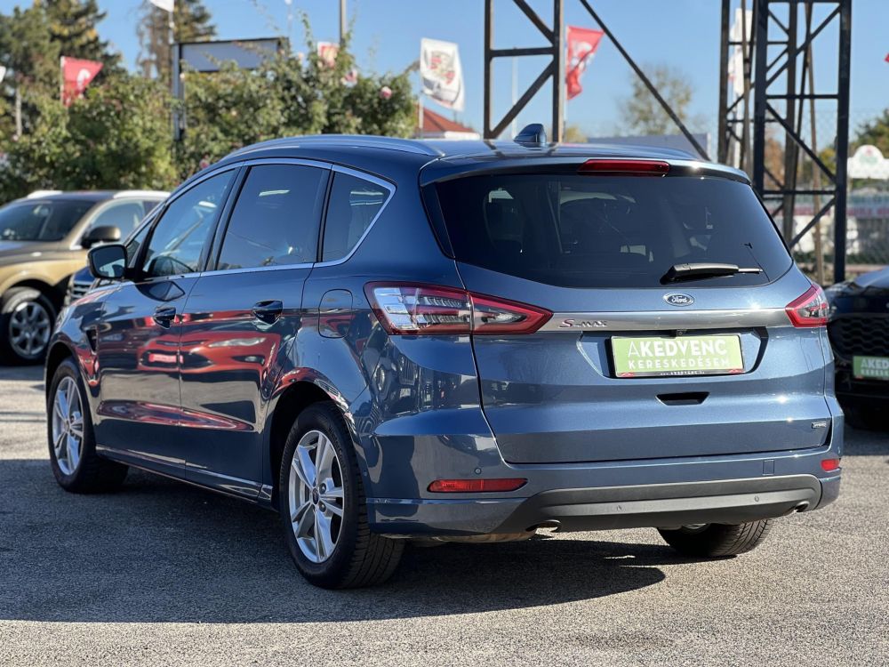 FORD S-MAX 2.5 FHEV Titanium CVT Sávtartó Carplay Tempomat Ülésfűtés!