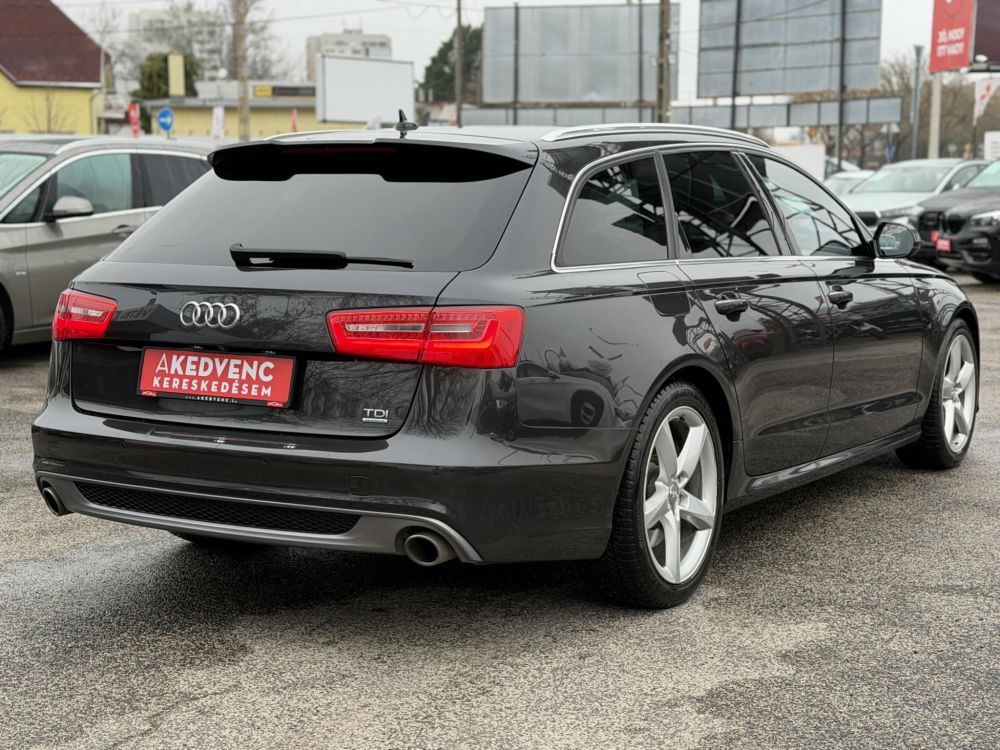 AUDI A6 Avant 3.0 V6 TDI DPF quattro S-tronic S-line Xenon Távtartó Memória Navi Sávtartó Holttér