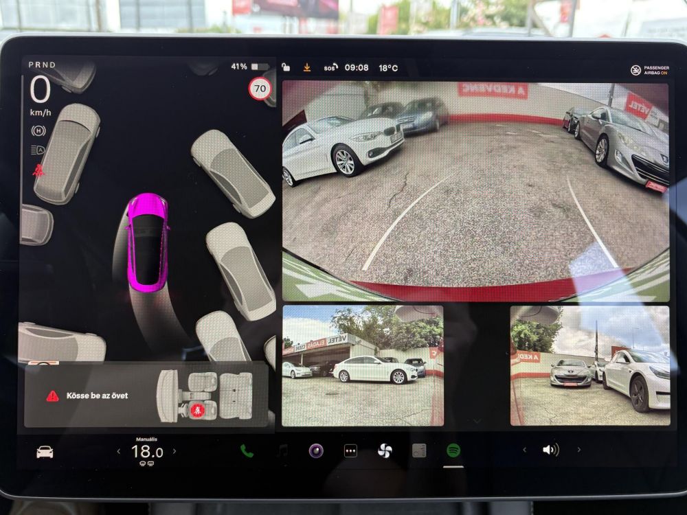 TESLA MODEL 3 Standard Range Plus Aut 80e km. mátrix LED. hőszivattyús. facelift. garanciális!