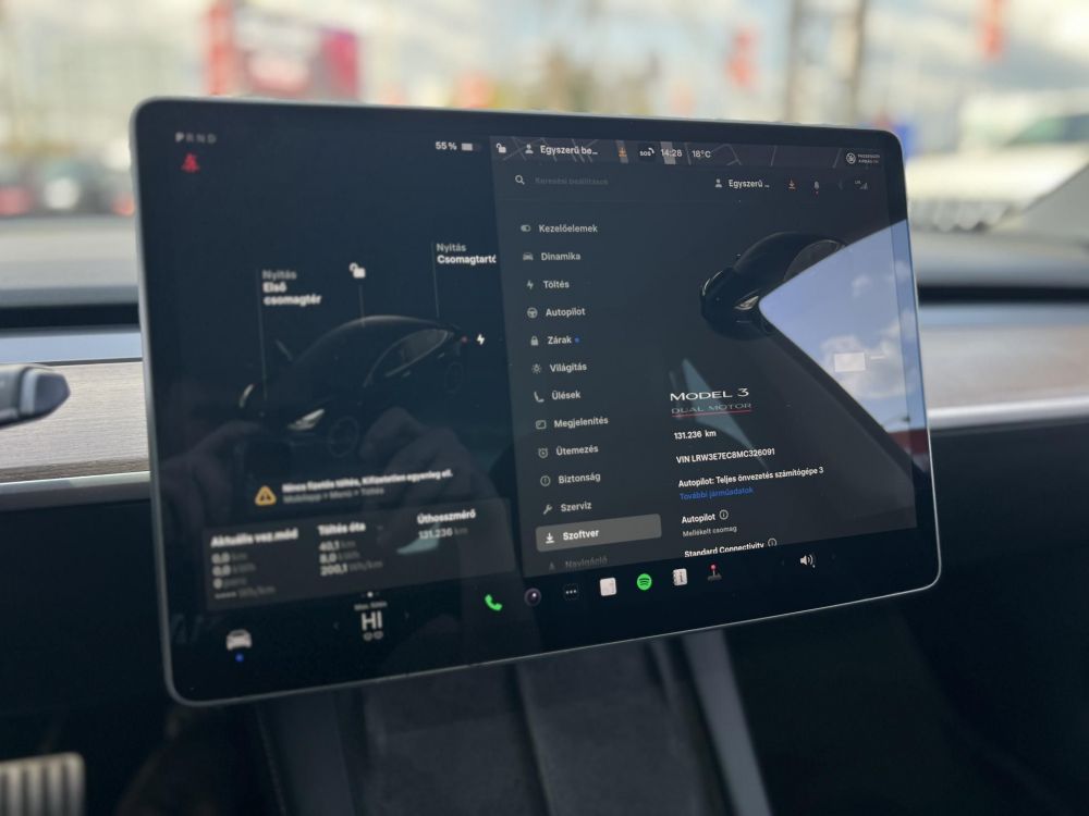 TESLA MODEL 3 Performance AWD (Automata) Hőszivattyú. garanciális!