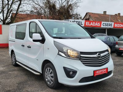 OPEL VIVARO 1.6 CDTI L1H1 2.9t 6 személyes Áfás! Tempomat Ülésfűtés Tolatóradar