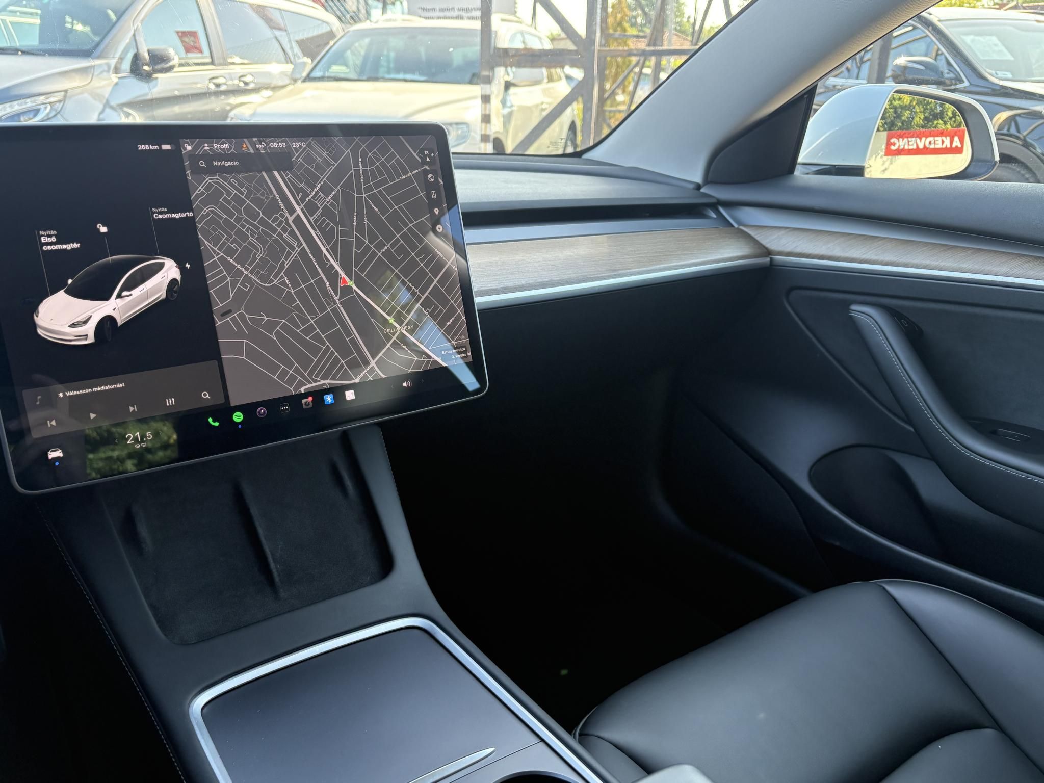 TESLA MODEL 3 Standard Range Plus Aut 96e km. mátrix LED. facelift. hőszivattyú. premium hifi. garanciális!