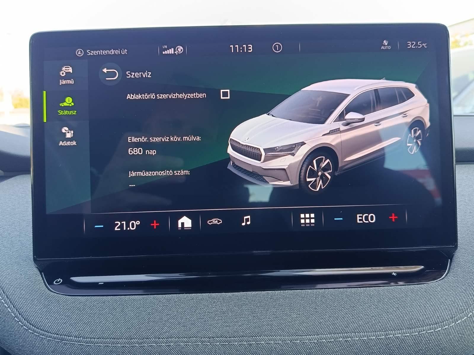 SKODA ENYAQ iV 60 400 km-es hatótáv. tágas beltér. kitűnő állapot. GARANCIA!