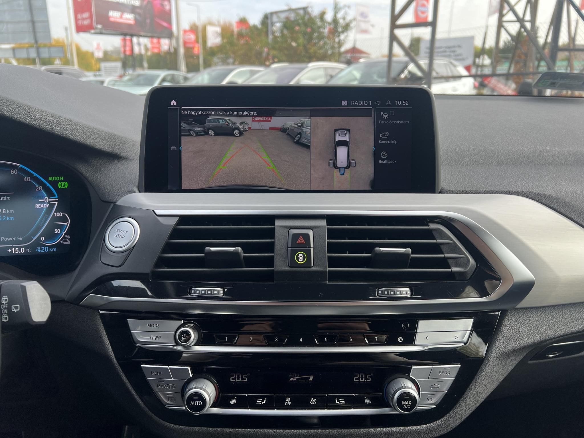 BMW X3 xDrive30e M Sport (Automata) Frissen szervizelt. Adaptív LED 360 kamera HUD Carplay Lejtmenet