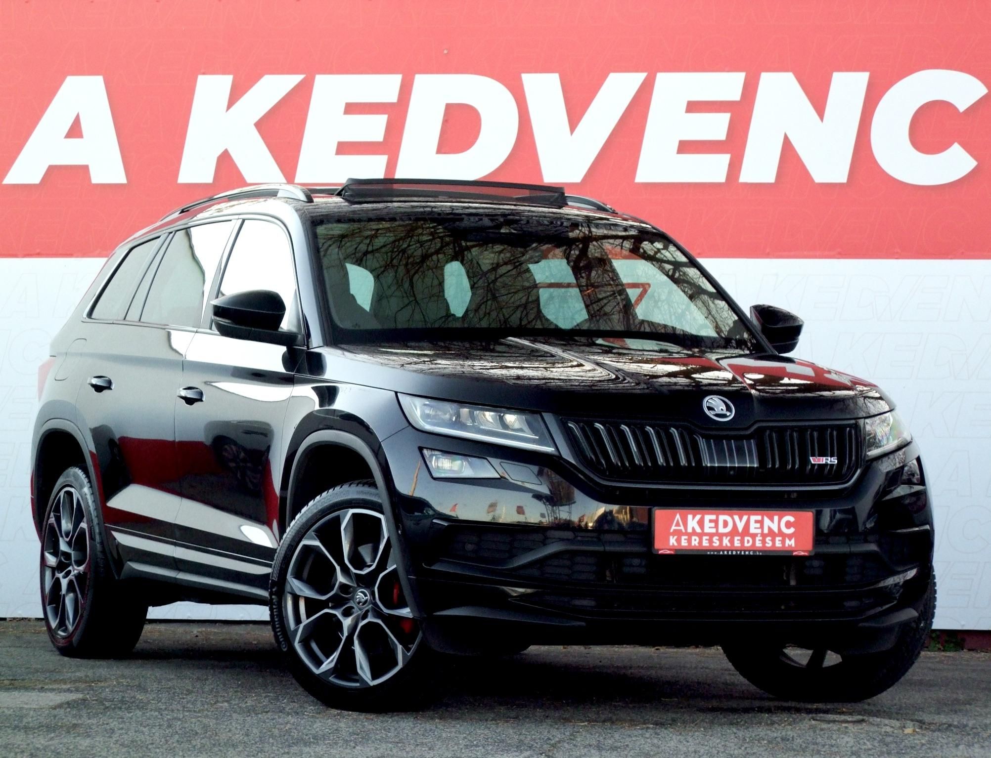 SKODA KODIAQ 2.0 TDI SCR RS 4x4 DSG [7 személy] Magyarországi. Végig márkaszervizelt. Teljes felszereltség!