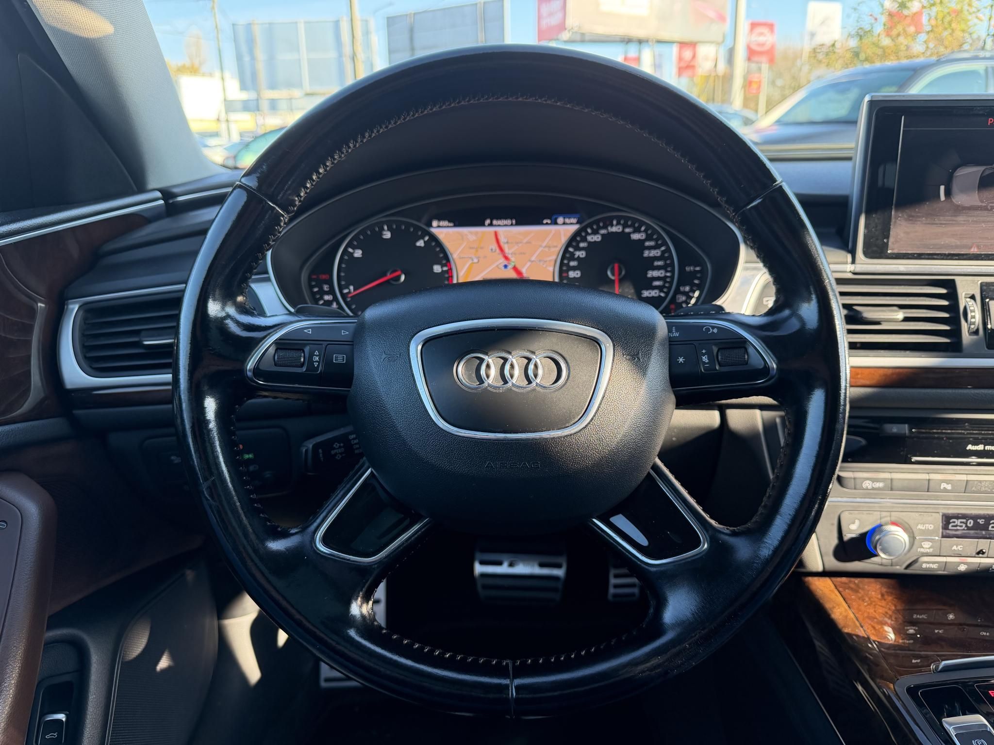 AUDI A6 3.0 V6 TDI quattro S-tronic Napfénytető Távtartó Carplay Barna bőr Friss olaj szerviz. Vezérlés cserélve!