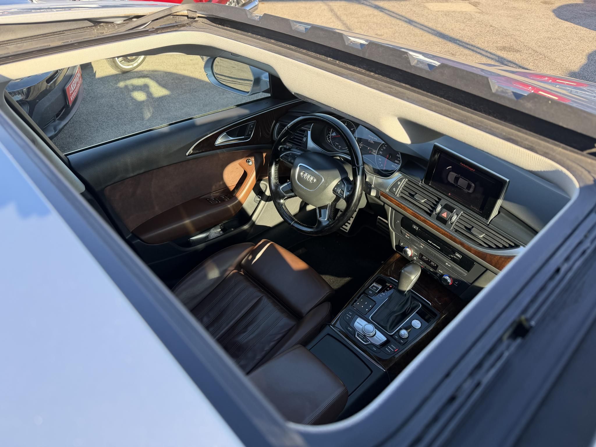 AUDI A6 3.0 V6 TDI quattro S-tronic Napfénytető Távtartó Carplay Barna bőr Friss olaj szerviz. Vezérlés cserélve!