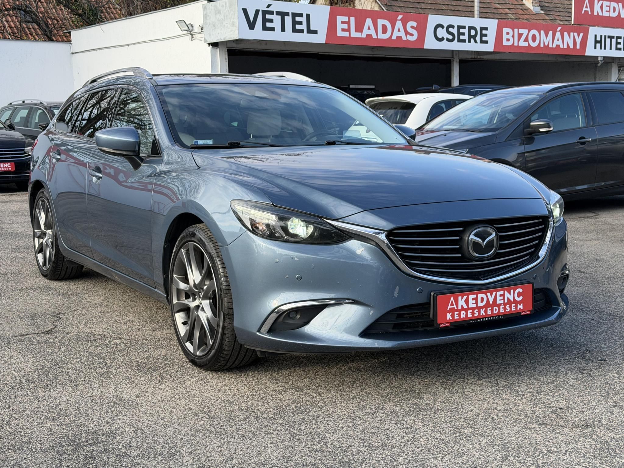 MAZDA 6 Sportkombi 2.2 CD AWD Revolution Top (Automata) M.o.-i. Teljes felszereltség! Xenon BOSE Vajbőr belső HUD Memória Vonóhorog