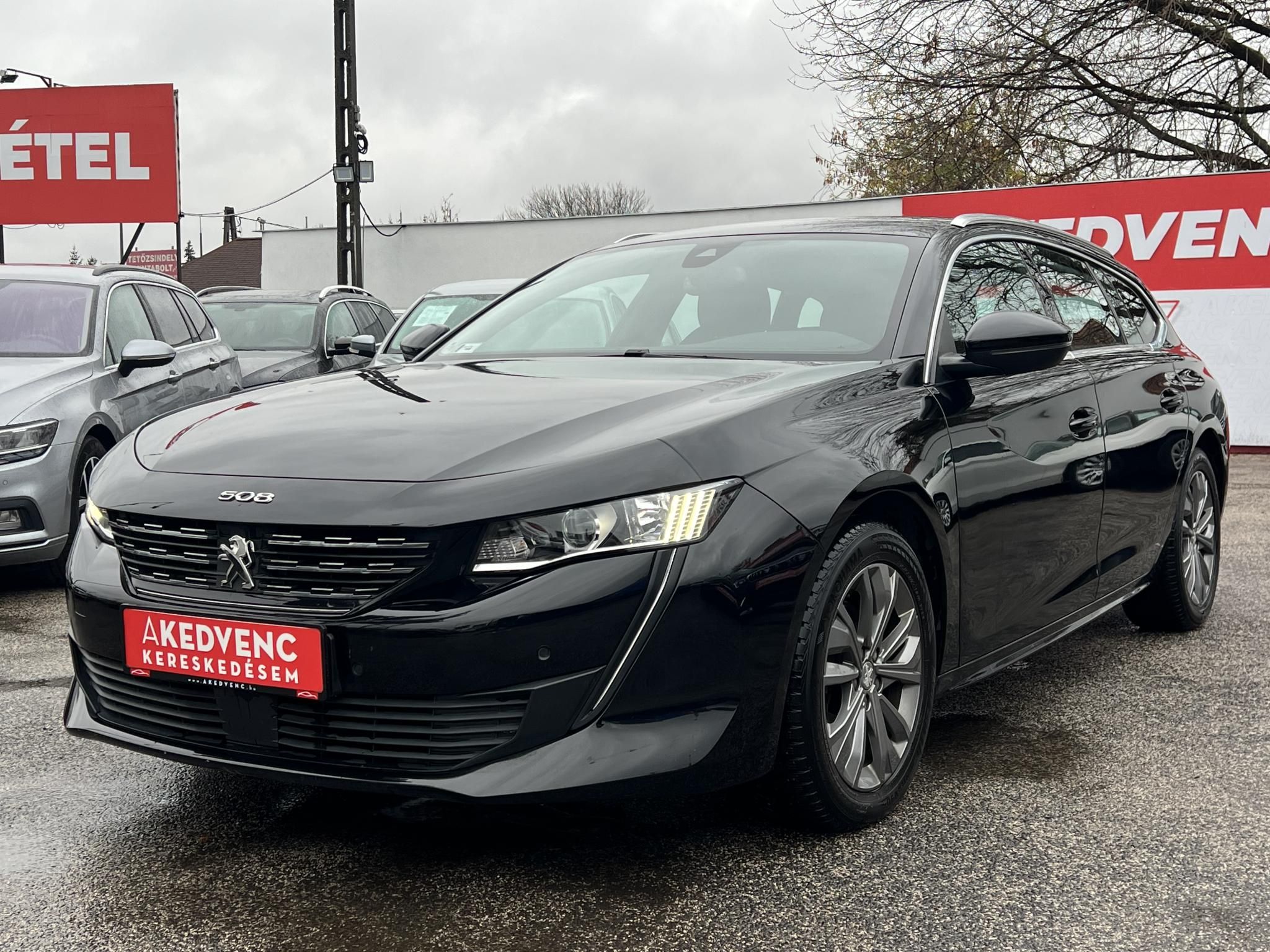 PEUGEOT 508 SW 1.5 BlueHDi Allure EAT8 82e km. M.o.-i. 1.tul. Márkaszervizelt!