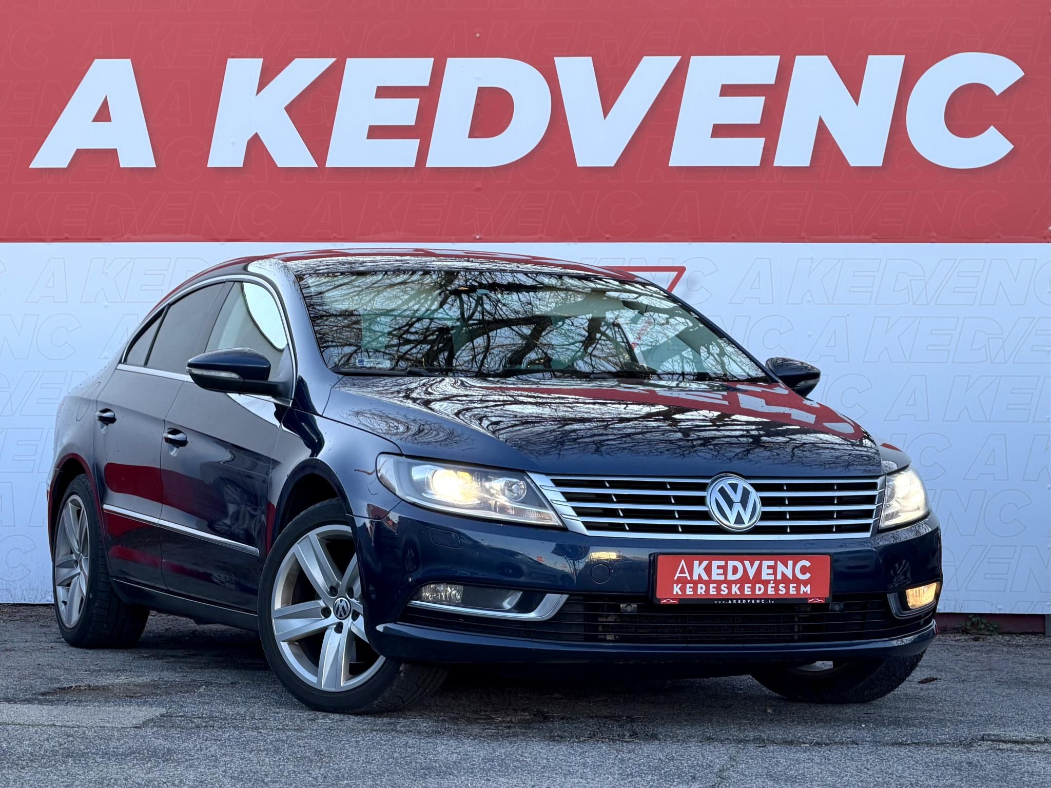 VOLKSWAGEN CC 2.0 CR TDI BMT DSG [5 személy] Xenon Tempomat Ülésfűtés PDC Navi Bluetooth 2 gyári kulcs!