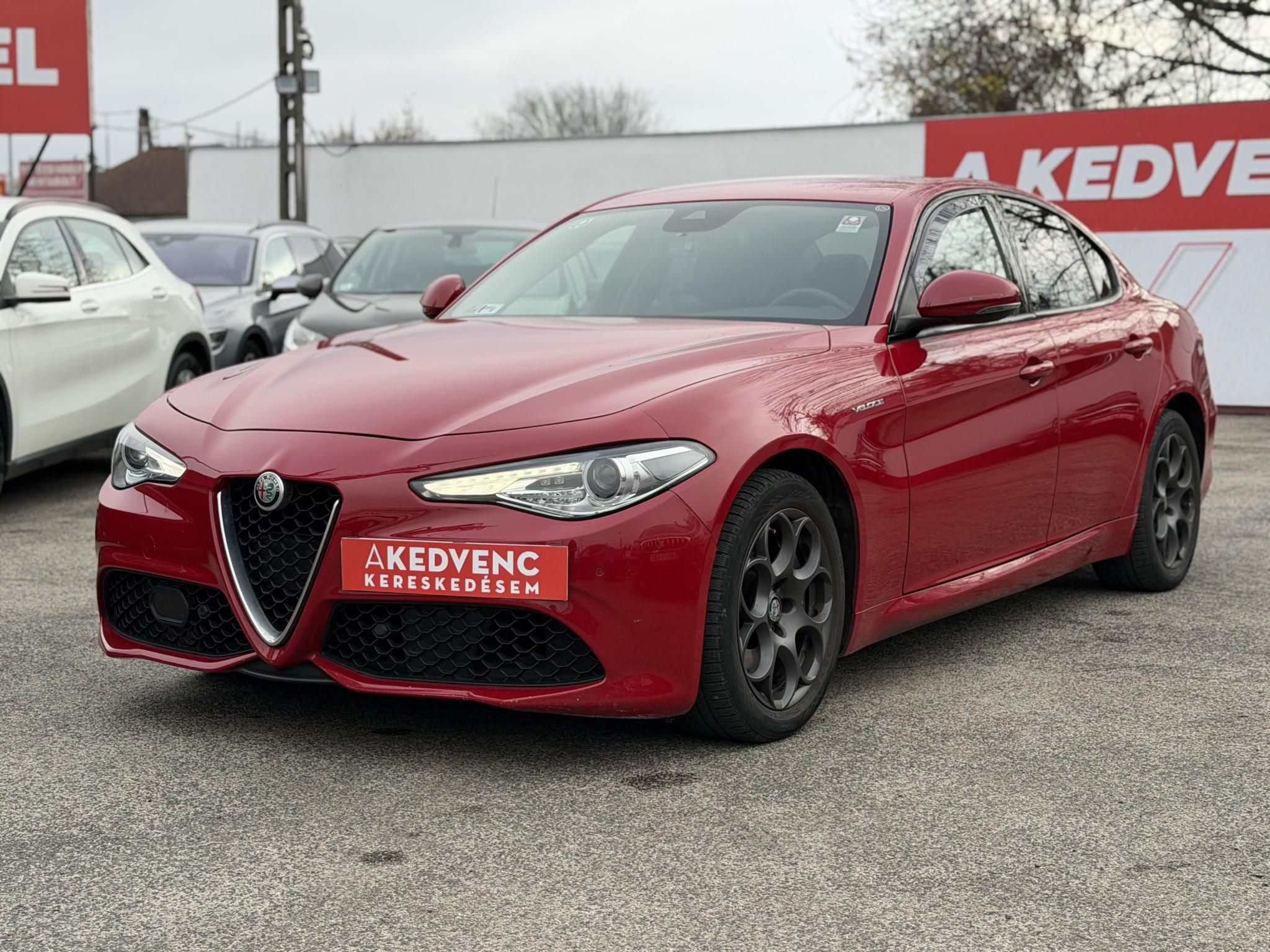 ALFA ROMEO GIULIA 2.0 Veloce Q4 (Automata) 280le. ALFA ROSSO. 116e km!