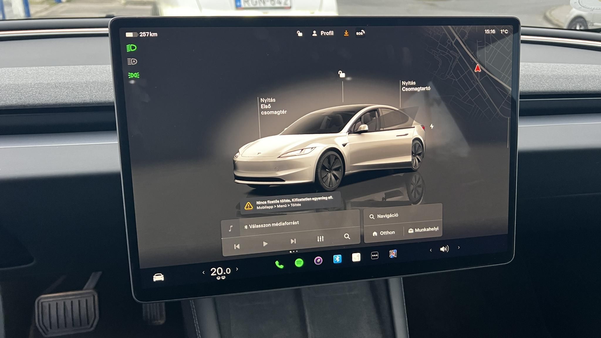 TESLA MODEL 3 RWD Premium (Automata) Kifogástalan. újszerű állapotban. 500km WLTP